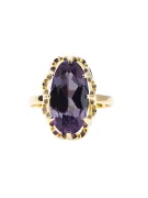 Ring Vintage Schmuck Alexandrit 14 Karat Gelbgold vrc253y